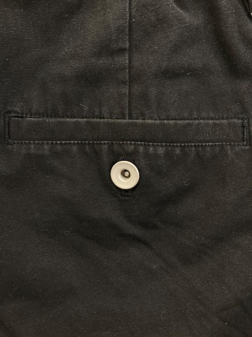 echeveria（エケベリア）echeveria (エケベリア) Silk tuck easy trousers　IDH-010 ブラック サイズ:1の古着・服飾アイテム