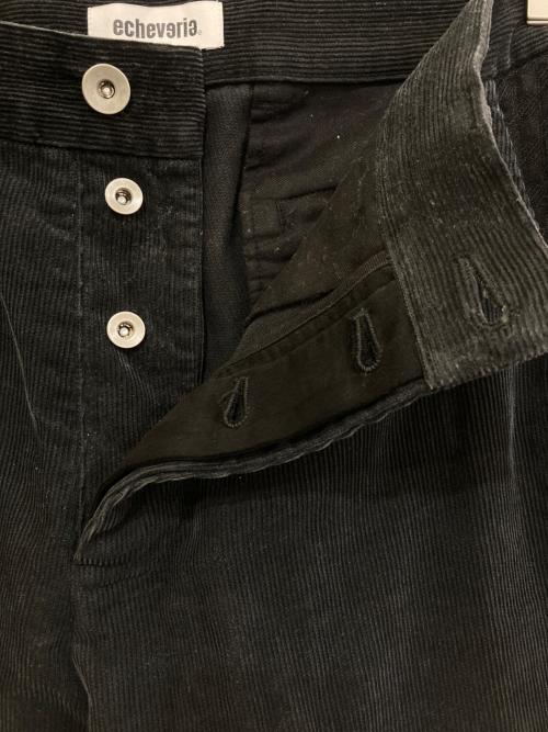 echeveria（エケベリア）echeveria (エケベリア) Switching trousers　SE-PT01 ブラック サイズ:1の古着・服飾アイテム