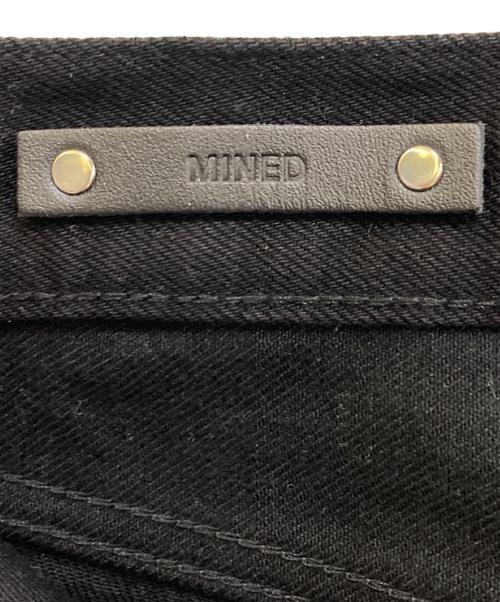 MINEDENIM（マインデニム）MINEDENIM (マインデニム) ニークラッシュ ストレッチ ダメージ加工ボタンフライデニムパンツ　FPK105NBL-99-342-2 ブラック サイズ:11の古着・服飾アイテム