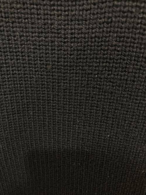 UNDECORATED（アンデコレイテッド）UNDECORATED (アンデコレイテッド) MF Wool Knit Zp Vest ブラック サイズ:3の古着・服飾アイテム