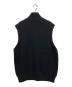 UNDECORATED (アンデコレイテッド) MF Wool Knit Zp Vest ブラック サイズ:3：12000円