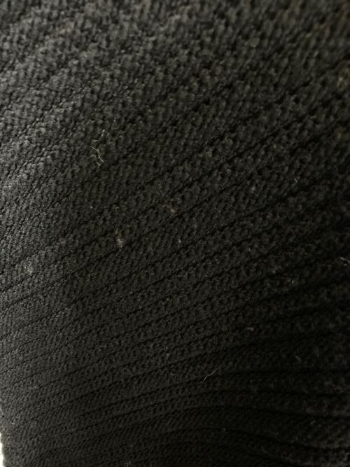 YOKE（ヨーク）YOKE (ヨーク) BIAS BORDER DRIVERS KNIT ブラック サイズ:3の古着・服飾アイテム