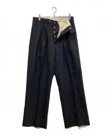 NEAT（ニート）の古着「Wool gabardine tapered」｜ネイビー