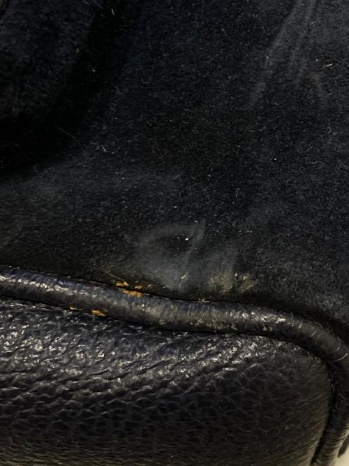 GUCCI（グッチ）GUCCI (グッチ) バンブースエードリュック ネイビーの古着・服飾アイテム