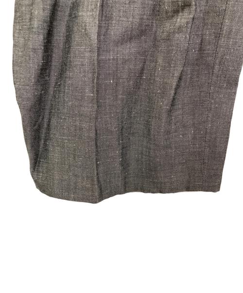 GIVENCHY（ジバンシィ）GIVENCHY (ジバンシィ) ウールリネンスラックス グレー サイズ:44の古着・服飾アイテム