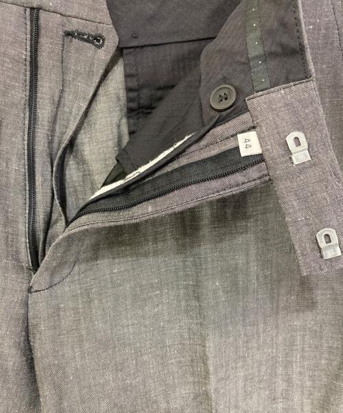 GIVENCHY（ジバンシィ）GIVENCHY (ジバンシィ) ウールリネンスラックス グレー サイズ:44の古着・服飾アイテム