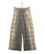 HaaTハート）の古着「チェックパンツ」｜ピンク