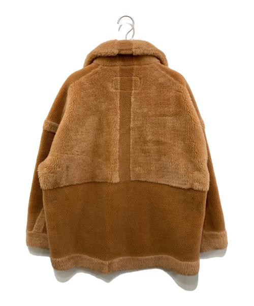 VEGANCODE（ヴィーガンコード）VEGANCODE (ヴィーガンコード) ジップアップボアジャケット ブラウン サイズ:4の古着・服飾アイテム