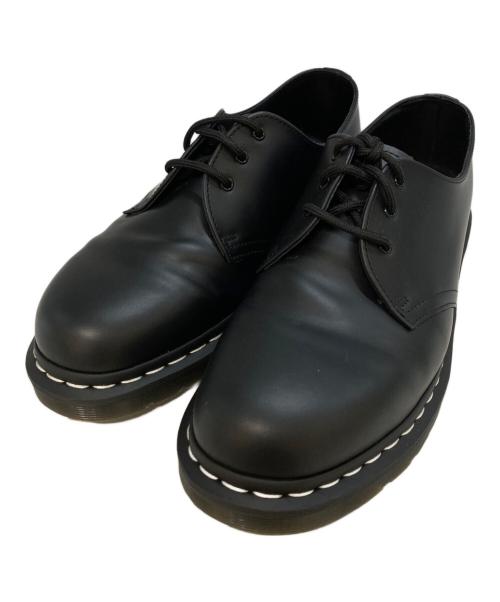 Dr.Martens（ドクターマーチン）Dr.Martens (ドクターマーチン) ホワイトステッチ3ホールシューズ ブラック サイズ:10の古着・服飾アイテム