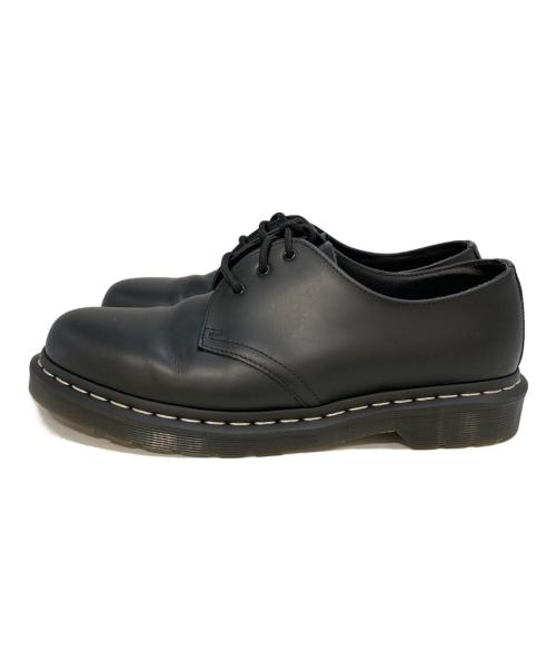 Dr.Martens（ドクターマーチン）Dr.Martens (ドクターマーチン) ホワイトステッチ3ホールシューズ ブラック サイズ:10の古着・服飾アイテム