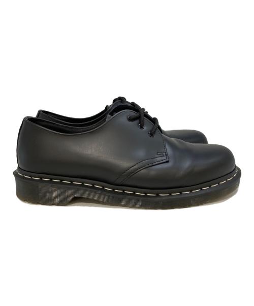 Dr.Martens（ドクターマーチン）Dr.Martens (ドクターマーチン) ホワイトステッチ3ホールシューズ ブラック サイズ:10の古着・服飾アイテム