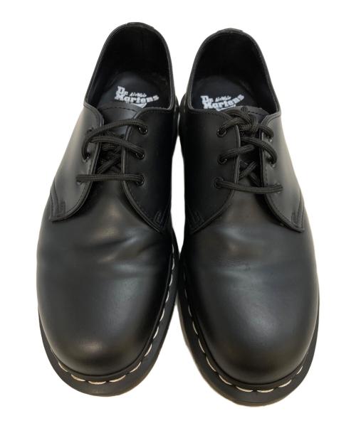 Dr.Martens（ドクターマーチン）Dr.Martens (ドクターマーチン) ホワイトステッチ3ホールシューズ ブラック サイズ:10の古着・服飾アイテム