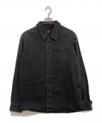 A.P.C.アーペーセー）の古着「Vittorio Denim Overshirt in Washed Black」｜ブラック