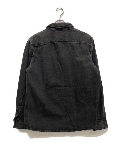 A.P.C.（アーペーセー）A.P.C. (アーペーセー) Vittorio Denim Overshirt in Washed Black ブラック サイズ:Mの古着・服飾アイテム