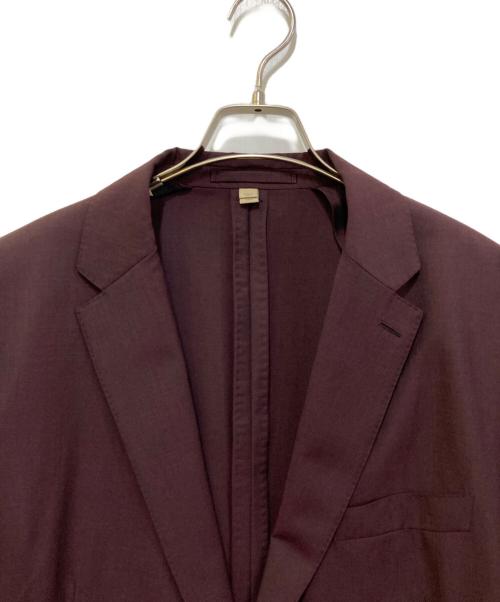 BURBERRY LONDON（バーバリーロンドン）BURBERRY LONDON (バーバリーロンドン) ウールセットアップスーツ ボルドー サイズ:56Rの古着・服飾アイテム
