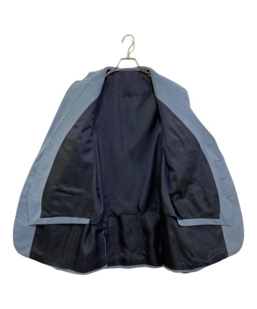 HUGO BOSS（ヒューゴ ボス）HUGO BOSS (ヒューゴ ボス) ウールモヘヤ3ピーススーツ ブルー サイズ:54の古着・服飾アイテム