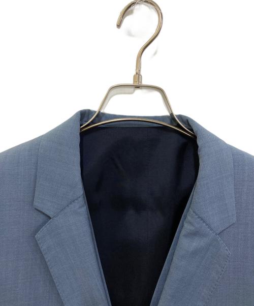 HUGO BOSS（ヒューゴ ボス）HUGO BOSS (ヒューゴ ボス) ウールモヘヤ3ピーススーツ ブルー サイズ:54の古着・服飾アイテム