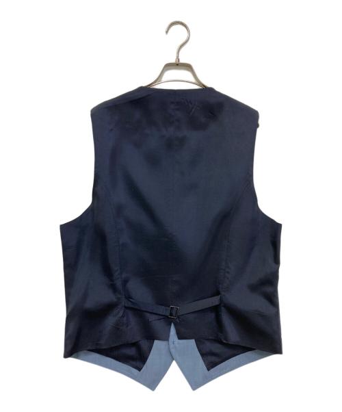 HUGO BOSS（ヒューゴ ボス）HUGO BOSS (ヒューゴ ボス) ウールモヘヤ3ピーススーツ ブルー サイズ:54の古着・服飾アイテム