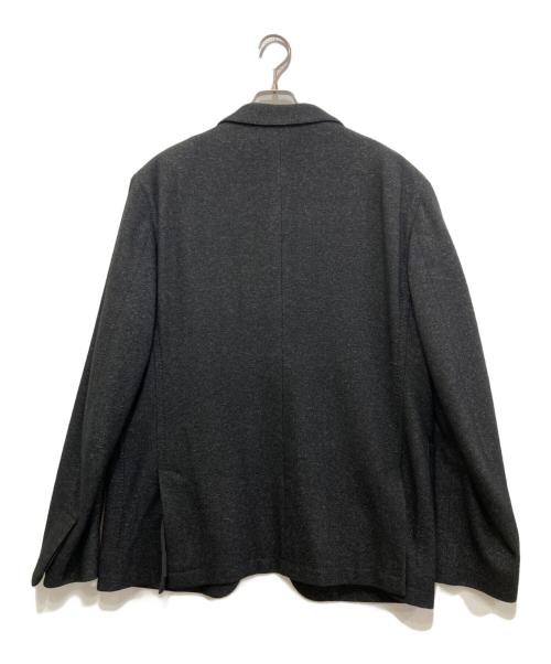 ERMENEGILDO ZEGNA（エルメネジルド・ゼニア）ERMENEGILDO ZEGNA (エルメネジルド・ゼニア) JERSEYWEAR  カシミヤブレンド2Bジャケット　UVC61 DHR 290 グレー サイズ:7の古着・服飾アイテム