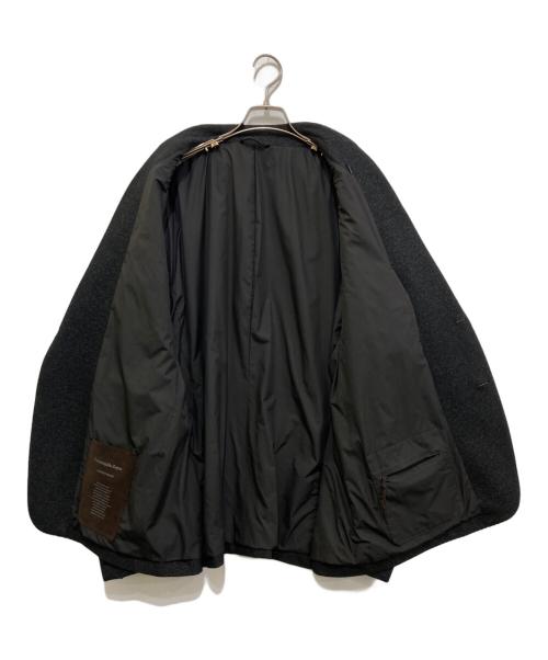 ERMENEGILDO ZEGNA（エルメネジルド・ゼニア）ERMENEGILDO ZEGNA (エルメネジルド・ゼニア) JERSEYWEAR  カシミヤブレンド2Bジャケット　UVC61 DHR 290 グレー サイズ:7の古着・服飾アイテム