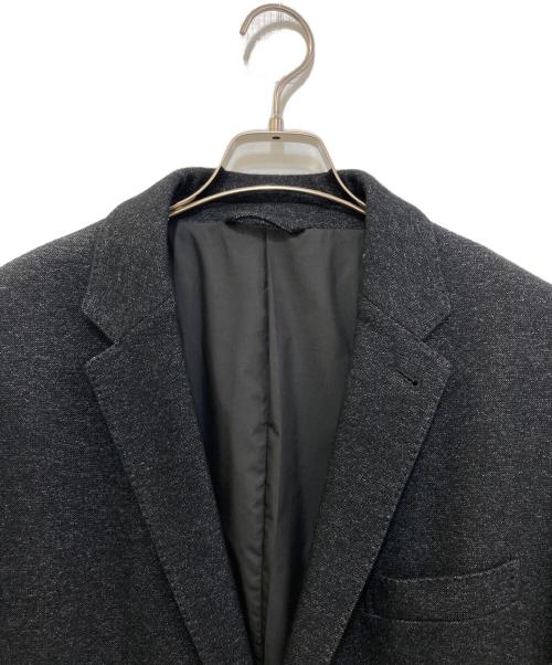 ERMENEGILDO ZEGNA（エルメネジルド・ゼニア）ERMENEGILDO ZEGNA (エルメネジルド・ゼニア) JERSEYWEAR  カシミヤブレンド2Bジャケット　UVC61 DHR 290 グレー サイズ:7の古着・服飾アイテム