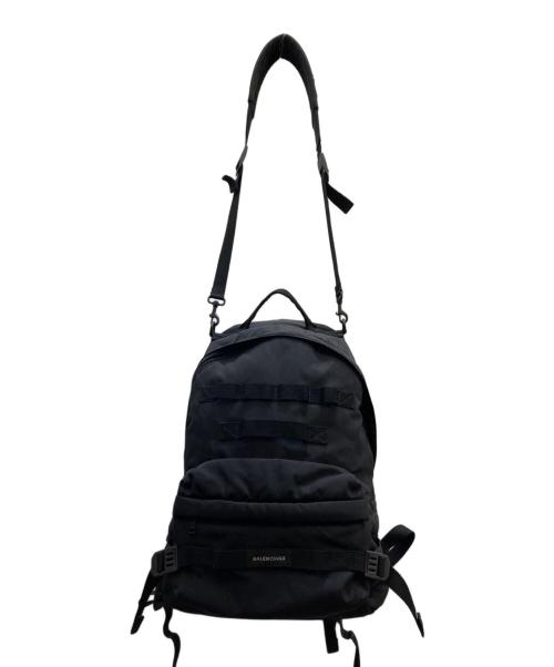 BALENCIAGA（バレンシアガ）BALENCIAGA (バレンシアガ) ARMY MEDIUM マルチキャリーバッグパック ブラックの古着・服飾アイテム