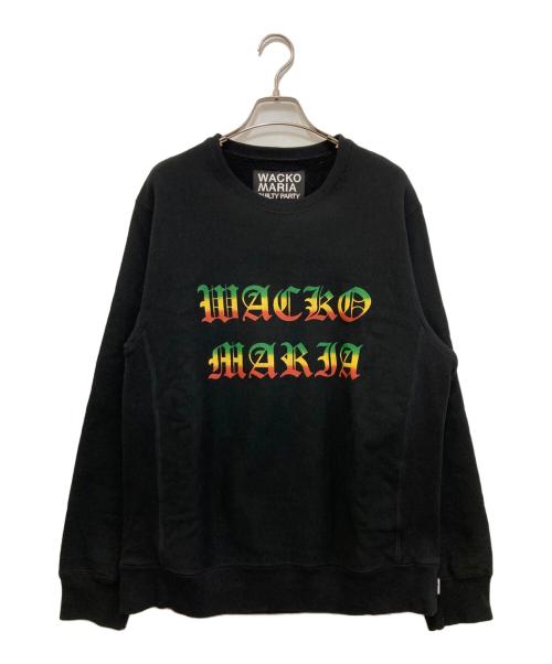WACKO MARIA（ワコマリア）WACKO MARIA (ワコマリア) HEAVY WEIGHT CREW NECK SWEAT SHIRT ブラック サイズ:Mの古着・服飾アイテム