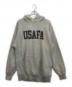 BUZZ RICKSON'Sバズリクソンズ）の古着「USAFA プリントパーカー」｜グレー