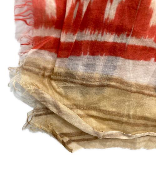 45R（フォーティファイブ・アール）45R (フォーティファイブ・アール) 大判ストール ネイビーの古着・服飾アイテム