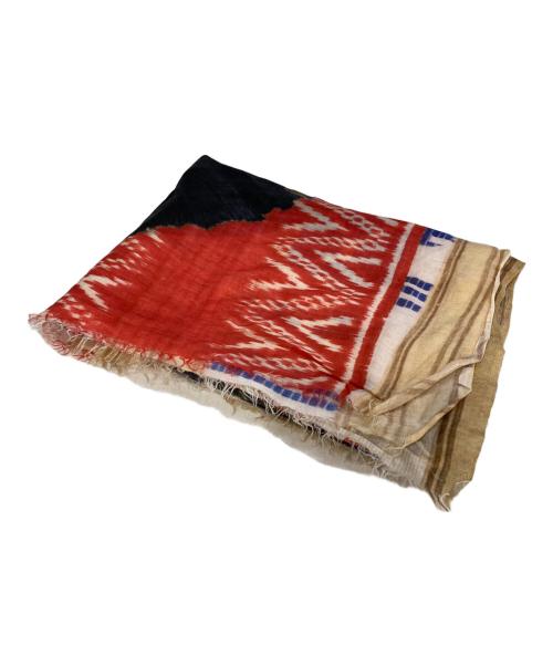 45R（フォーティファイブ・アール）45R (フォーティファイブ・アール) 大判ストール ネイビーの古着・服飾アイテム