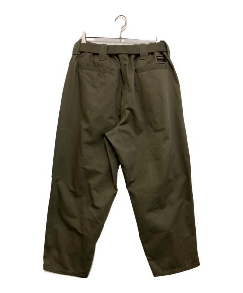 TIGHTBOOTH PRODUCTION（タイトブースプロダクション）TIGHTBOOTH PRODUCTION (タイトブースプロダクション) HERRINGBONE BALLOON PANTS　SS25-B06 カーキ サイズ:Mの古着・服飾アイテム