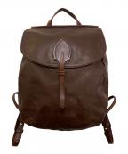 gentenゲンテン）の古着「レザーリュック」｜ブラウン