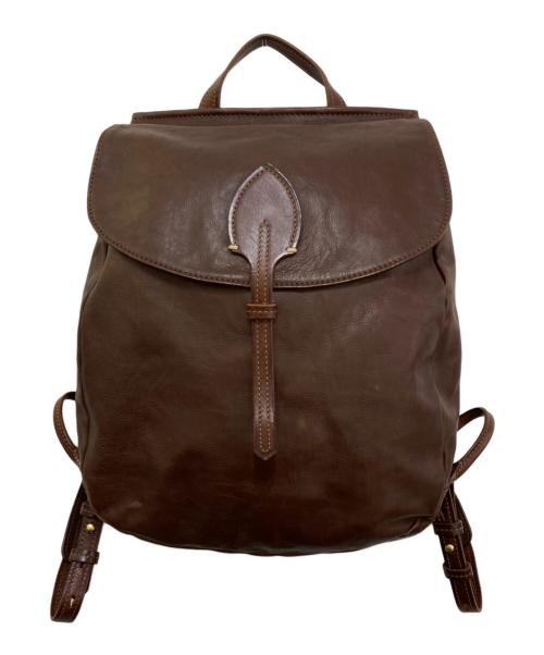 genten（ゲンテン）genten (ゲンテン) レザーリュック ブラウンの古着・服飾アイテム