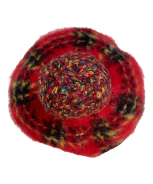 Vivienne Westwood（ヴィヴィアンウエストウッド）Vivienne Westwood (ヴィヴィアンウエストウッド) ベレー帽 レッドの古着・服飾アイテム