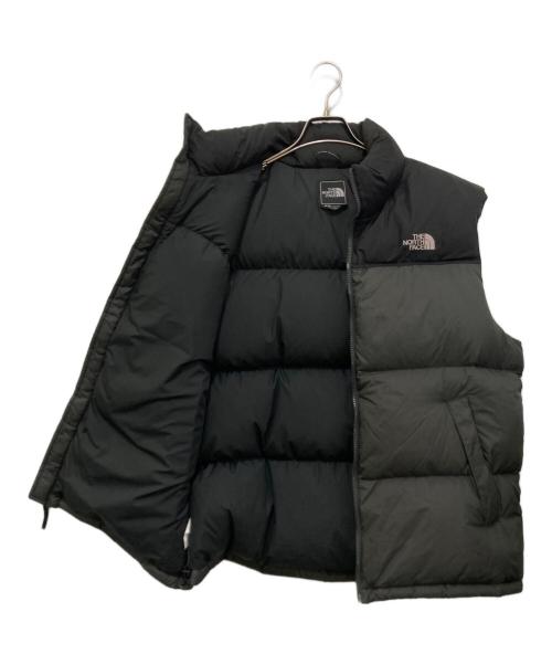 THE NORTH FACE（ザ ノース フェイス）THE NORTH FACE (ザ ノース フェイス) NUPTSE VEST グレー×ブラック サイズ:Lの古着・服飾アイテム