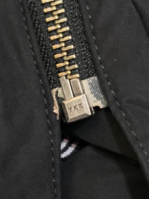 BURBERRY BLACK LABEL（バーバリーブラックレーベル）BURBERRY BLACK LABEL (バーバリーブラックレーベル) 裏地ノバチェックファー付ダウンコート ブラック サイズ:Mの古着・服飾アイテム