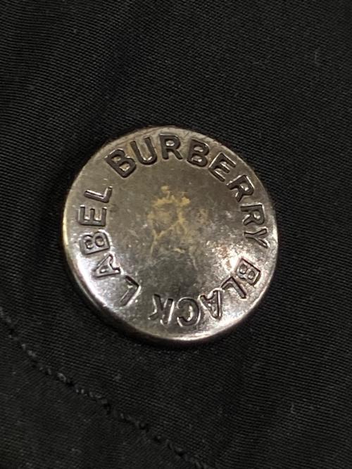 BURBERRY BLACK LABEL（バーバリーブラックレーベル）BURBERRY BLACK LABEL (バーバリーブラックレーベル) 裏地ノバチェックファー付ダウンコート ブラック サイズ:Mの古着・服飾アイテム