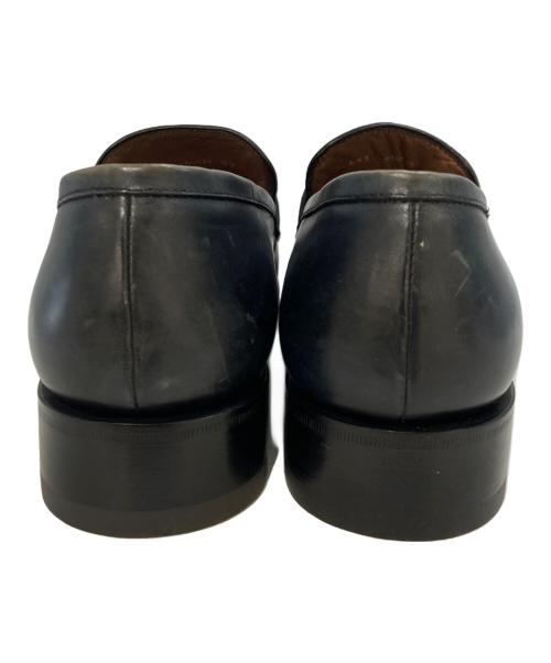 GIORGIO ARMANI（ジョルジョアルマーニ）GIORGIO ARMANI (ジョルジョアルマーニ) ローファー ブラック サイズ:42の古着・服飾アイテム