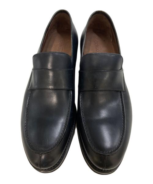 GIORGIO ARMANI（ジョルジョアルマーニ）GIORGIO ARMANI (ジョルジョアルマーニ) ローファー ブラック サイズ:42の古着・服飾アイテム