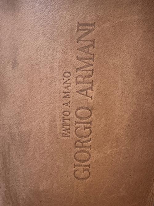 GIORGIO ARMANI（ジョルジョアルマーニ）GIORGIO ARMANI (ジョルジョアルマーニ) ローファー ブラック サイズ:42の古着・服飾アイテム