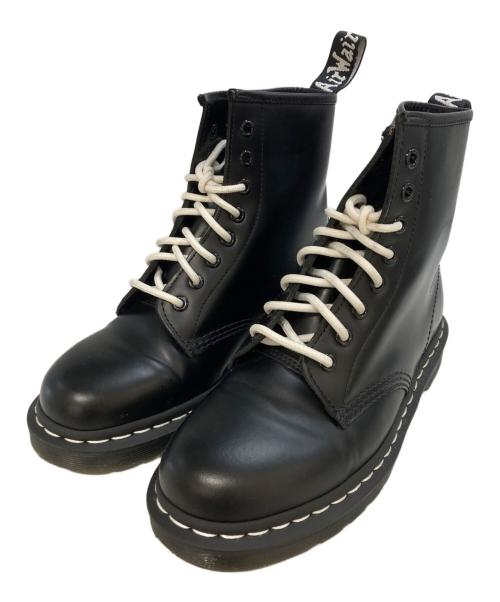 Dr.Martens（ドクターマーチン）Dr.Martens (ドクターマーチン) 8ホールブーツ ホワイトステッチ ブラック サイズ:39の古着・服飾アイテム