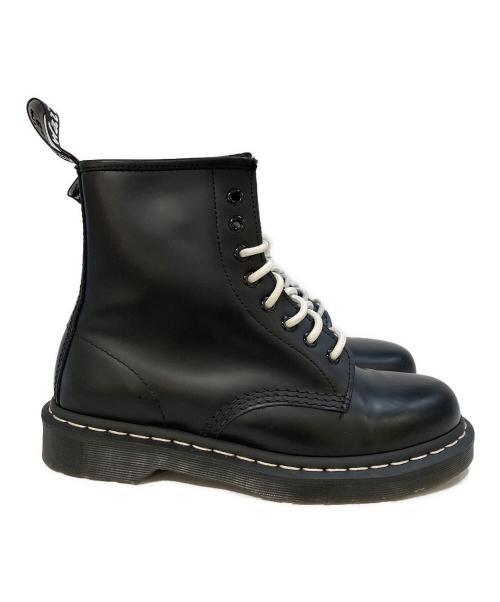 Dr.Martens（ドクターマーチン）Dr.Martens (ドクターマーチン) 8ホールブーツ ホワイトステッチ ブラック サイズ:39の古着・服飾アイテム