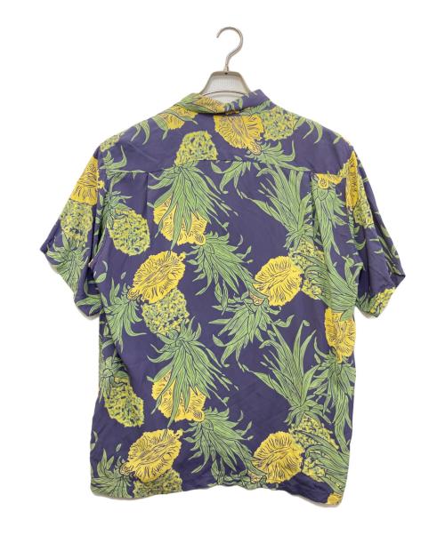 Sun Surf（サンサーフ）Sun Surf (サンサーフ) ISLAND PINEAPPLE ハワイアンシャツ パープル サイズ:XLの古着・服飾アイテム