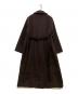 crewre (クルー) アジャスタブルウールロングコート ブラウン サイズ:3：12000円