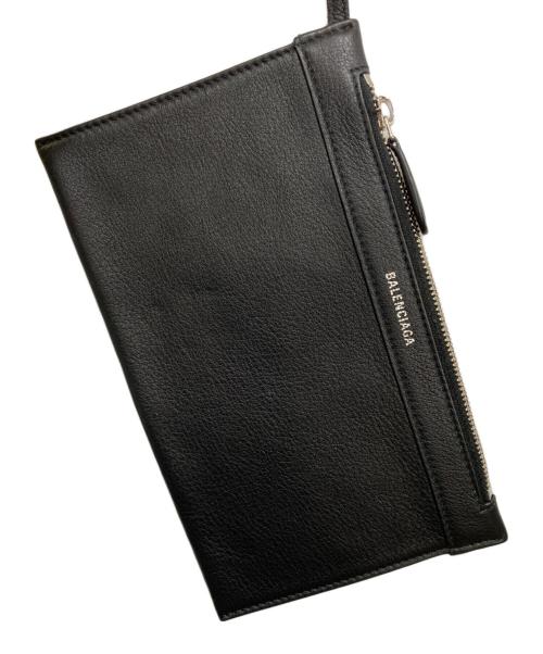 BALENCIAGA（バレンシアガ）BALENCIAGA (バレンシアガ) ネイビーカバス S トートバッグ　339933 ブラックの古着・服飾アイテム