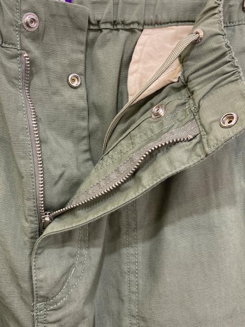 THE NORTHFACE PURPLELABEL（ザ・ノースフェイス パープルレーベル）THE NORTHFACE PURPLELABEL (ザ・ノースフェイス パープルレーベル) Ripstop Wide Cropped Field Pants　N25SC106 カーキ サイズ:30の古着・服飾アイテム