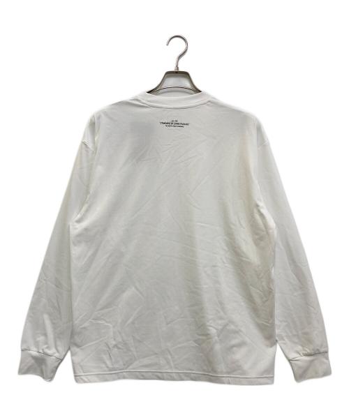 THE NORTH FACE（ザ ノース フェイス）THE NORTH FACE (ザ ノース フェイス) L/S STANDARD HEM LOGO TEE　NT32534R ホワイト サイズ:XLの古着・服飾アイテム