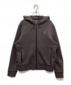 onオン）の古着「Focus Tech Zip Hoodie」｜グレー