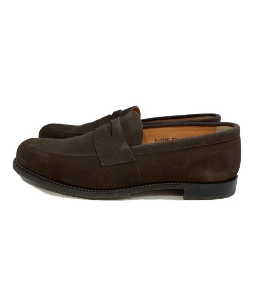 SCOTCH GRAIN（スコッチグレイン）SCOTCH GRAIN (スコッチグレイン) スウェードローファー ブラウン サイズ:27の古着・服飾アイテム
