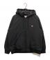 DANTON（ダントン）の古着「LIGHT DOWN HOODED JACKET」｜ブラック